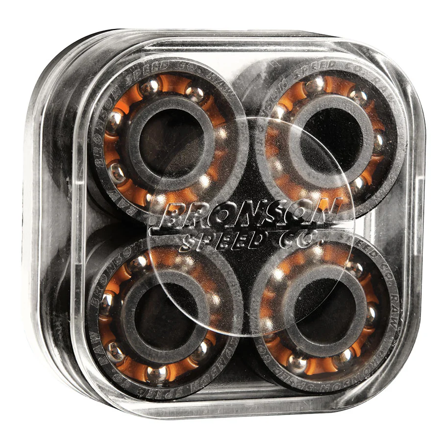 Bronson Raw Skateboard Bearings (8 Pack) - Image 2