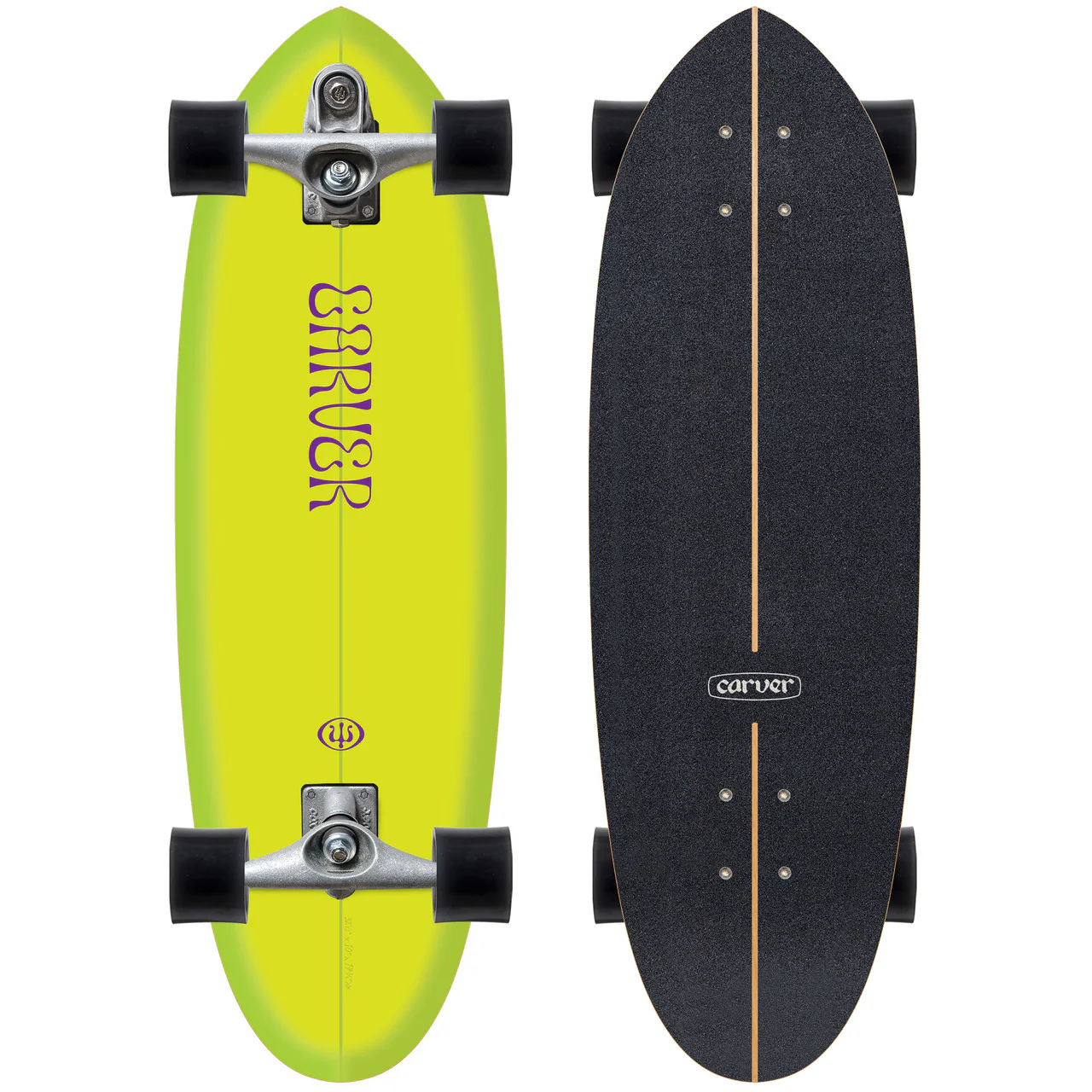 Carver Electric Acid Surfskate Complete C7 Raw (V5) - 32.5″