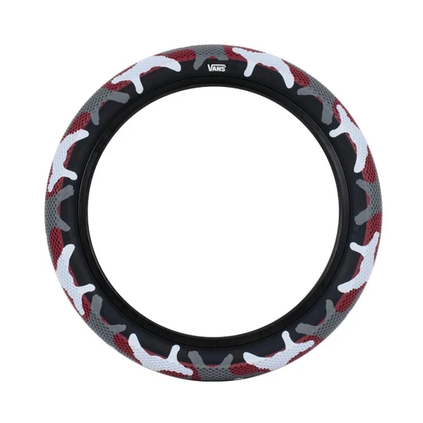 Cult BMX X Vans Juvenile Tire 14" - Red Camo
