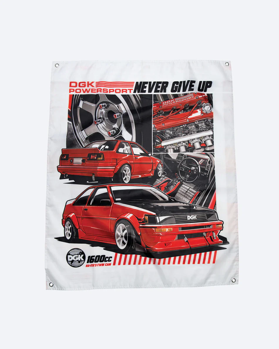 DGK Twin Cam Banner - White - Image 4