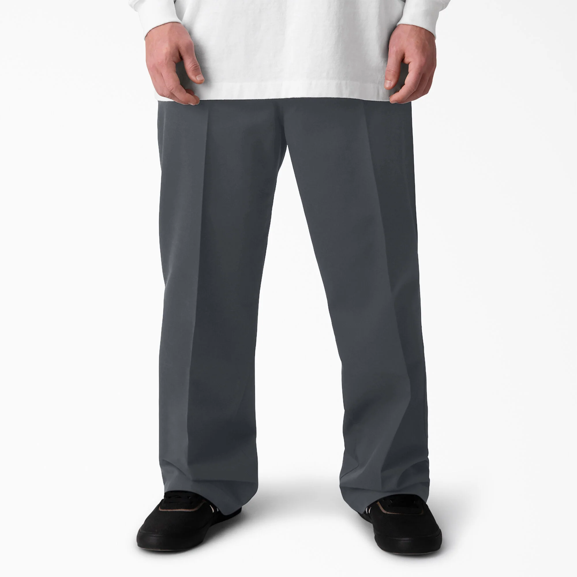 Dickies Jamie Foy Signature Loose Fit Straight Leg Pants - Charcoal Gray - Image 2