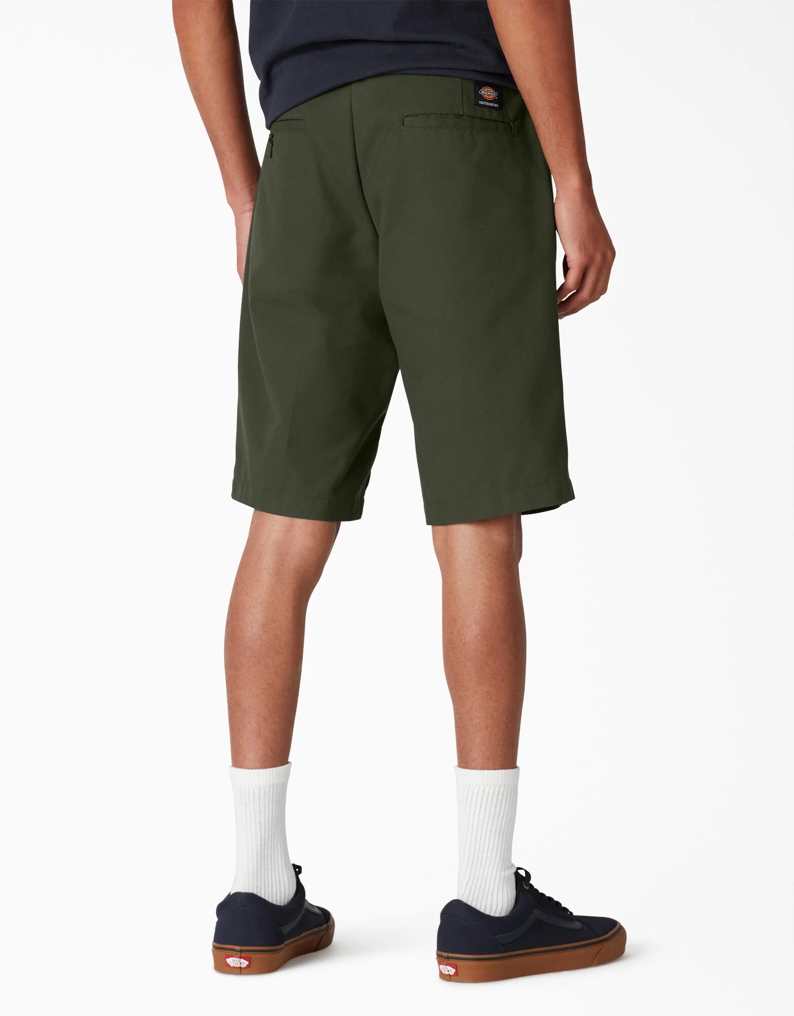 Dickies Skateboarding Slim Fit Shorts - Olive Green (OG) - Image 3