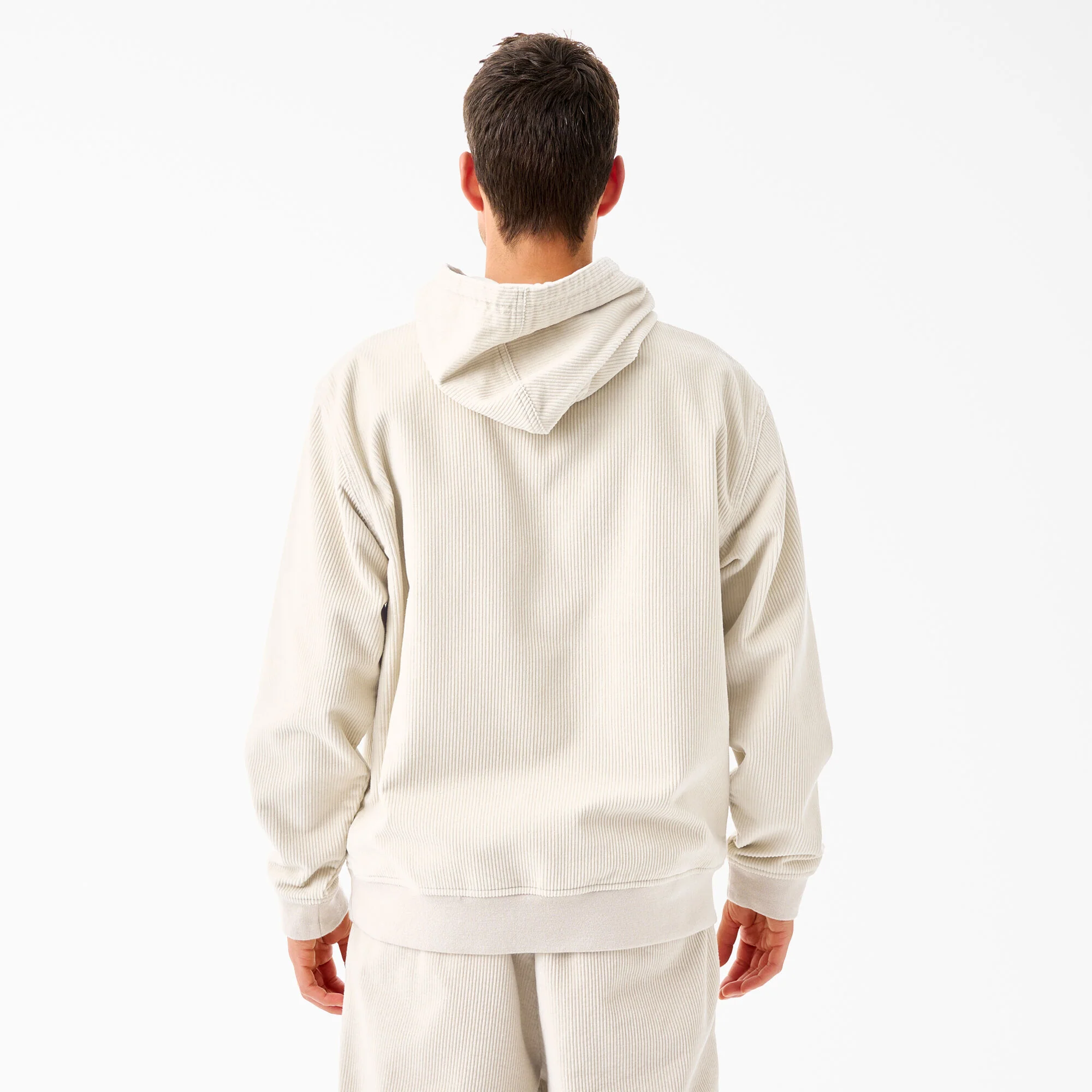 Dickies Tom Knox Corduroy Hoodie - Fog - Image 3