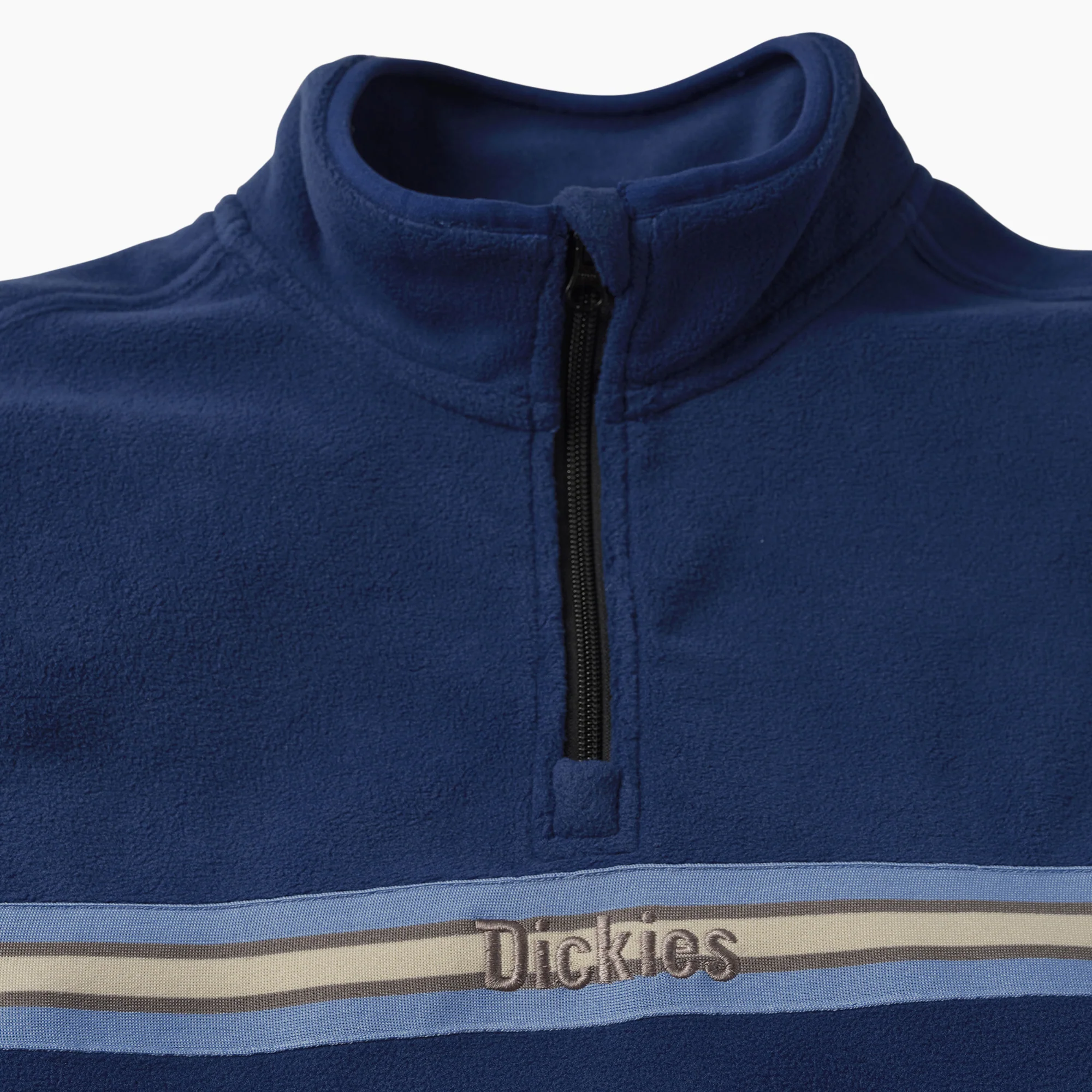 Dickies Tom Knox Quarter Zip Fleece - Deep Blue - Image 5
