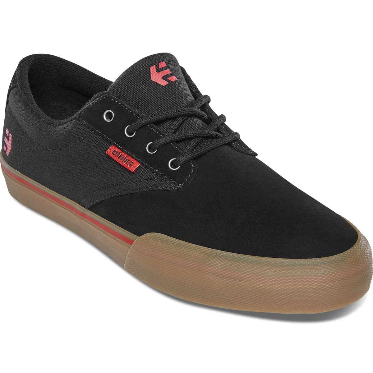 Etnies Shoes Jameson Vulc Tommy Dugan - Black/Red/Gum - Image 2
