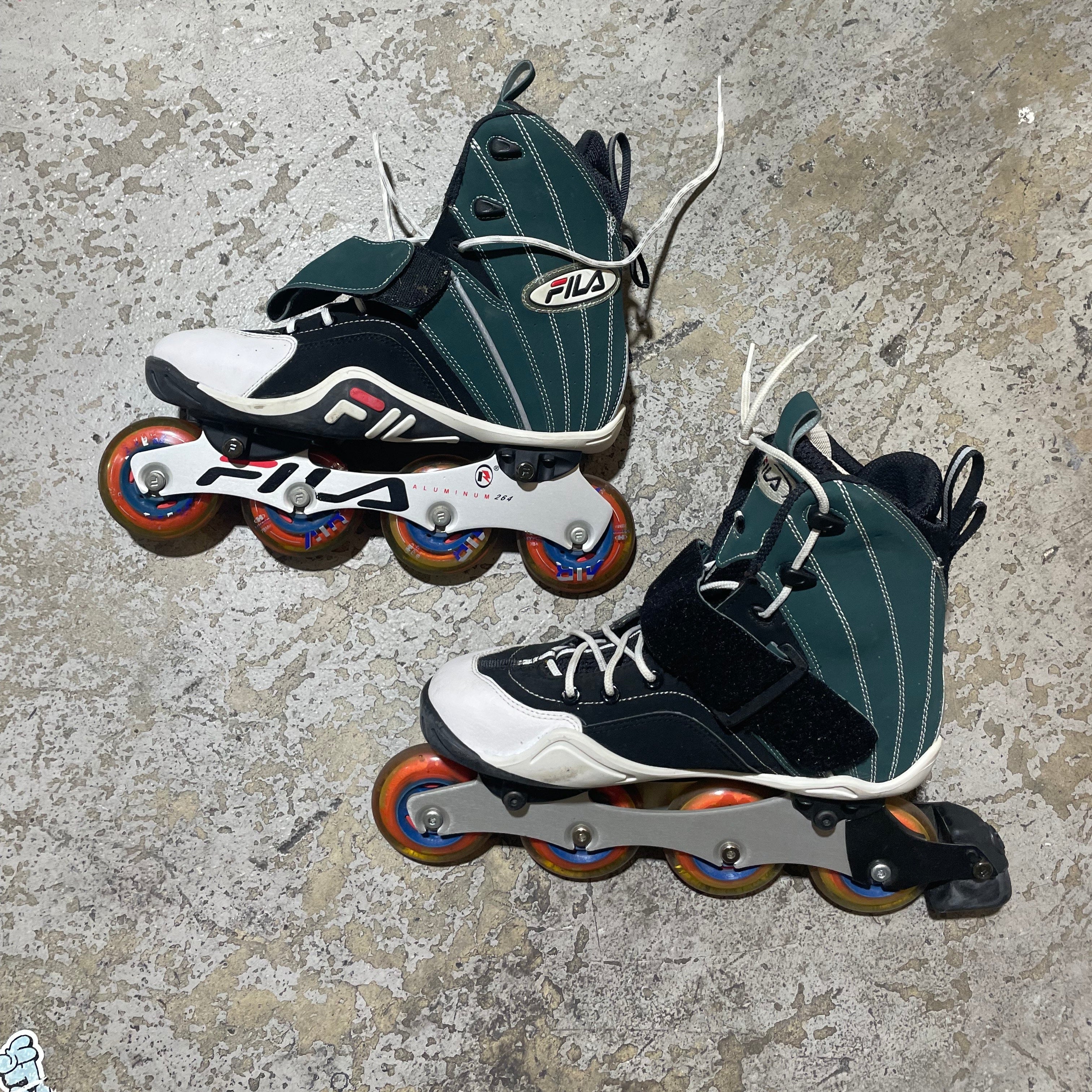 Fila Lite Rail Inline Skate - Green/Black [Size 9] - Image 2