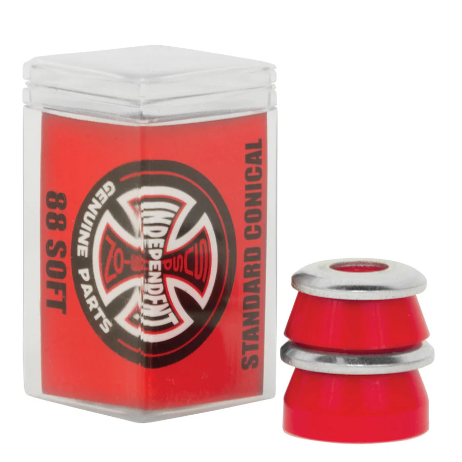 Independent Genuine Parts Standard Conical 88a - Red (Set of 4)