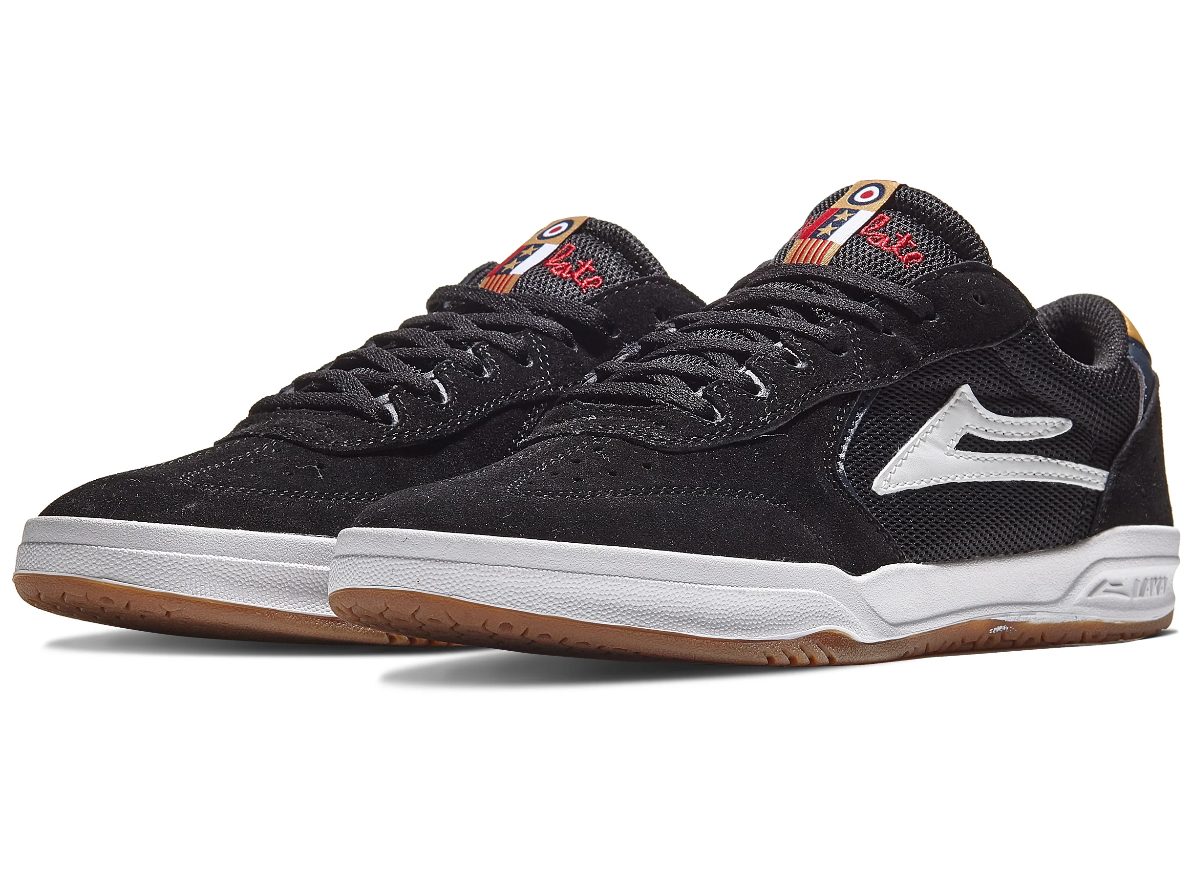 Lakai Shoes Atlantic - Black/Yellow Suede - Image 2
