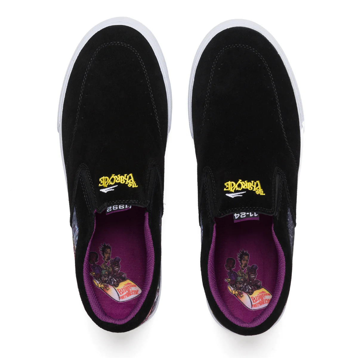 Lakai X The Pharcyde Shoes Owen VLK - Black Suede - Image 3