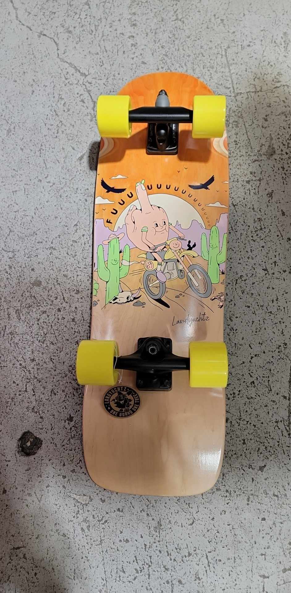 Landyachtz ATV Ditch Life Moto Fun Ultra Carve Surf Skate [Limited Edition] - Image 2