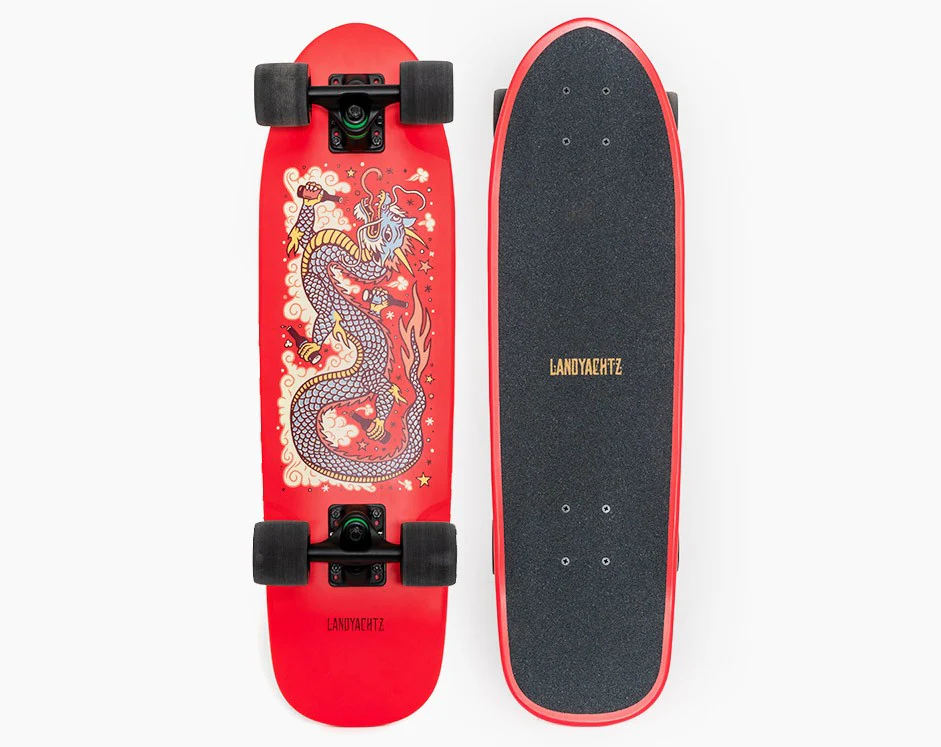 Landyachtz Dinghy Dragon Red Complete Cruiser