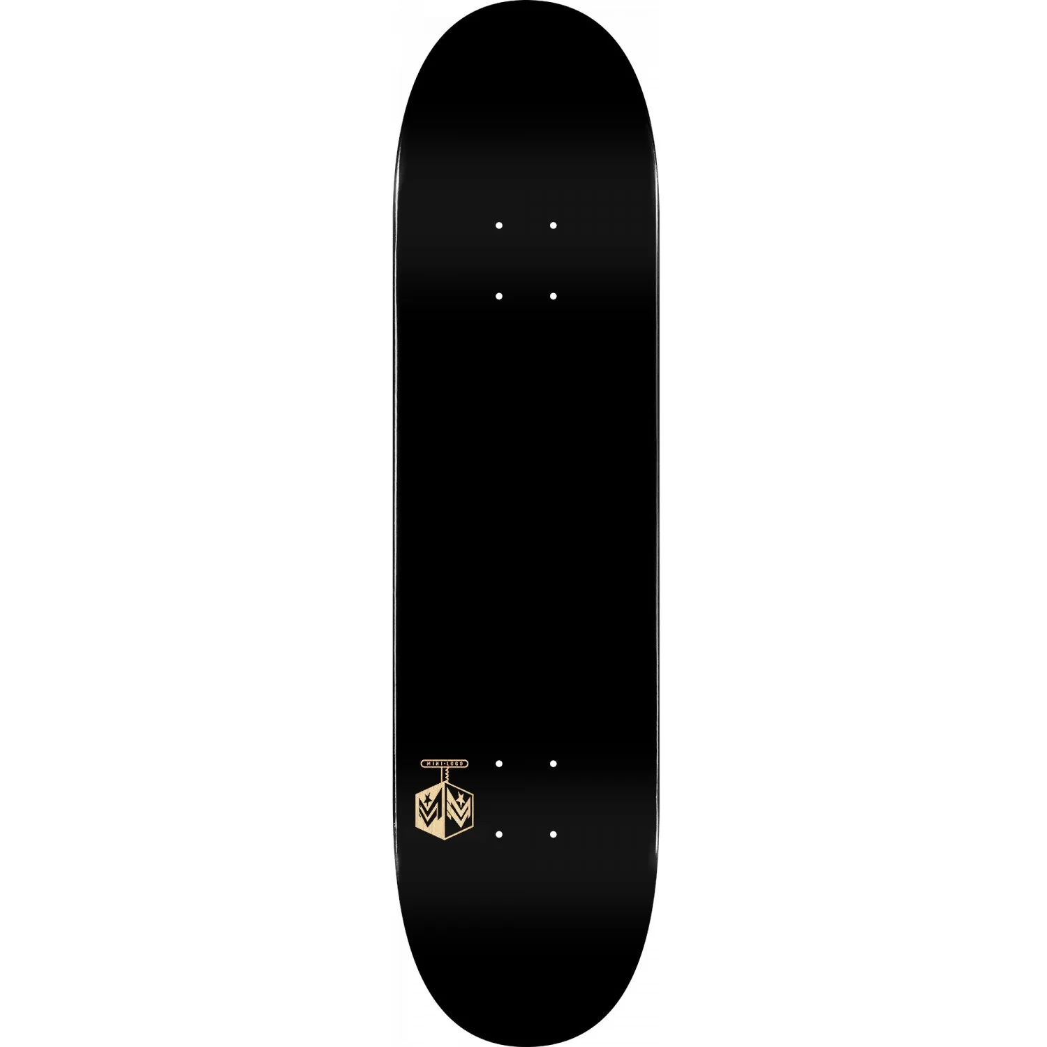 Mini Logo Chevron Detonator 15 Skateboard Deck 242 - 8.0" Solid Black