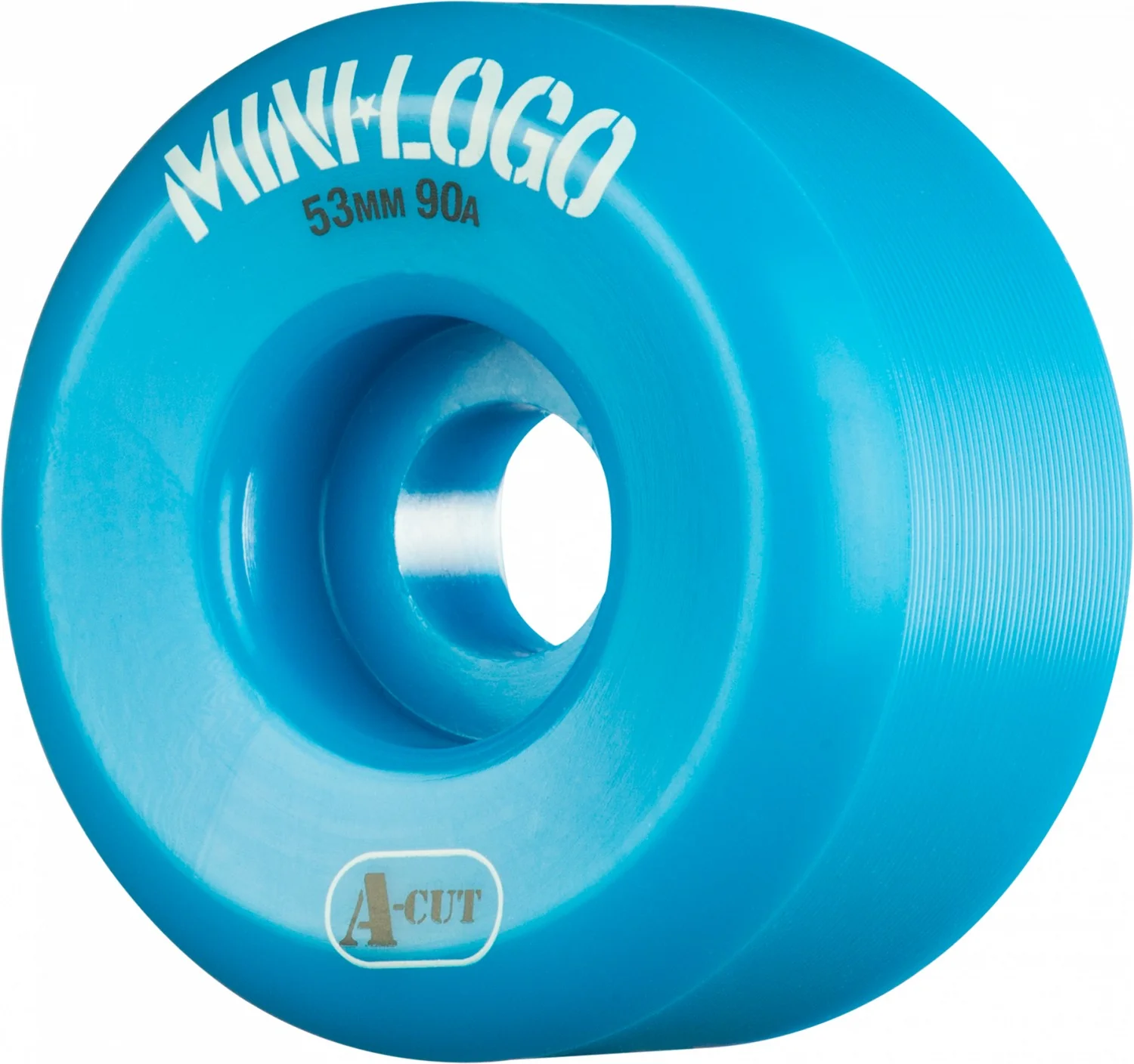 Mini Logo Wheels A-Cut 53mm 90a - Blue (Set of 4)