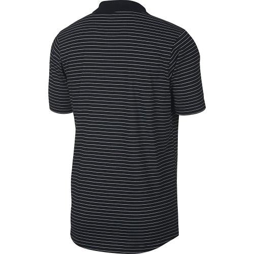 Nike SB Dri-Fit Polo Shirt - Black/White Stripe - Image 2