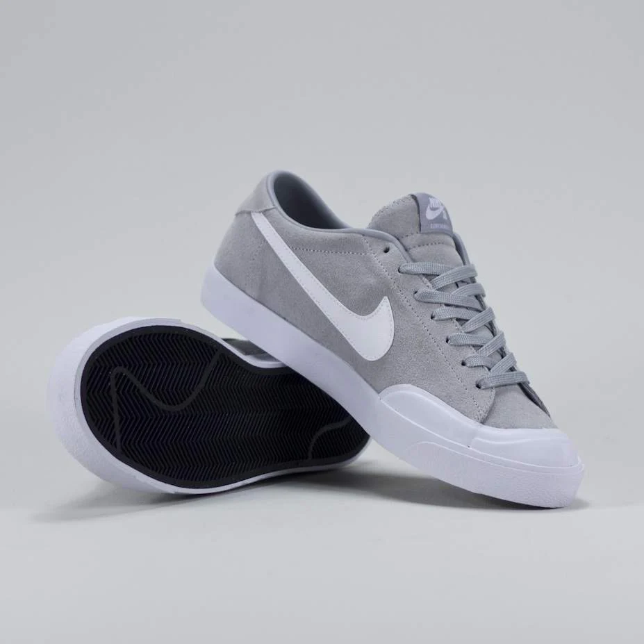 Nike Shoes SB Zoom All Court CK - Wolf Grey/White - Image 3