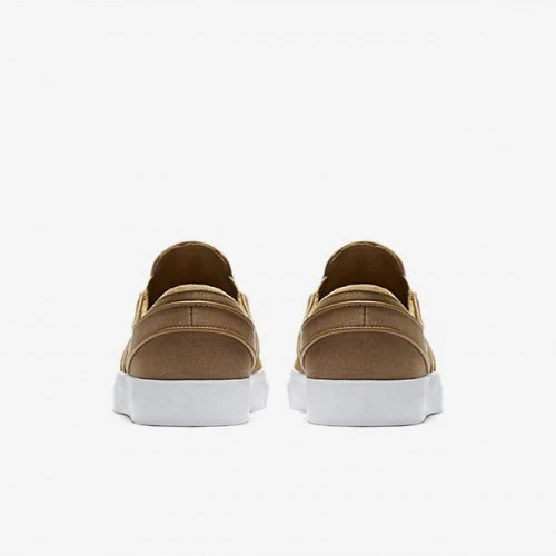 Nike Shoes SB Zoom Stefan Janoski Slip-On - Golden Beige/White - Image 4