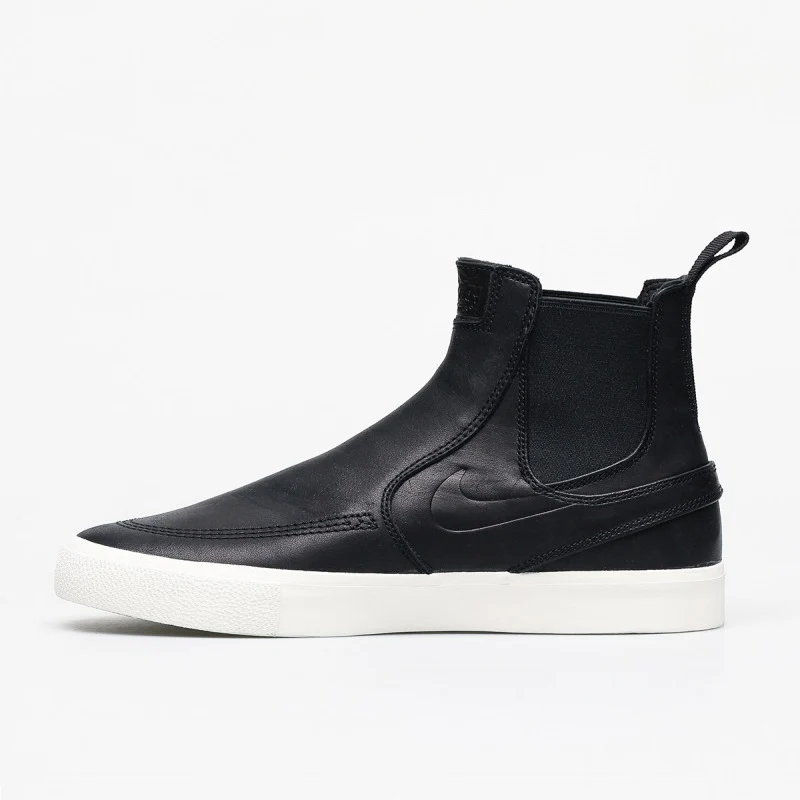 Nike Shoes SB Zoom Stefan Janoski Slip Mid RM - Black/Black-Pale Ivory-Black - Image 3