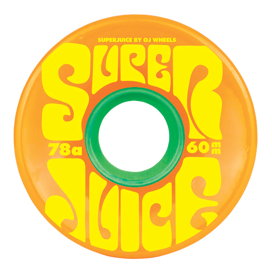 OJ Wheels Super Juice 60mm 78a - Citrus (Set of 4)