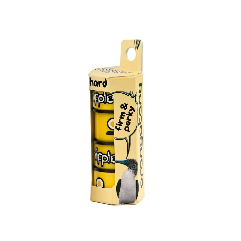 Orangatang Nipple Double Barrel Bushings Hard - Yellow (Set) - Image 2