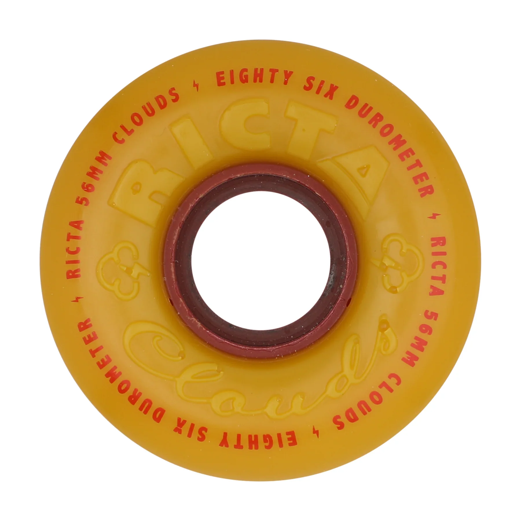 Ricta Clouds Wheels 56mm 86a - Mustard (Set)