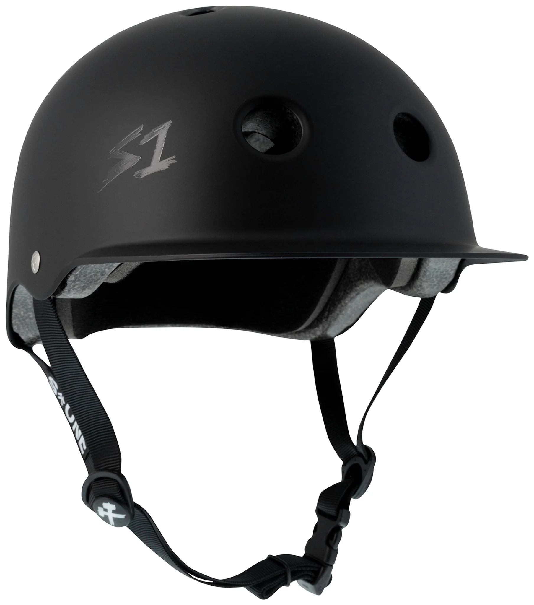 S1 Lifer Brim Helmet - Black Matte/Undialed LIT Collaboration - Image 2
