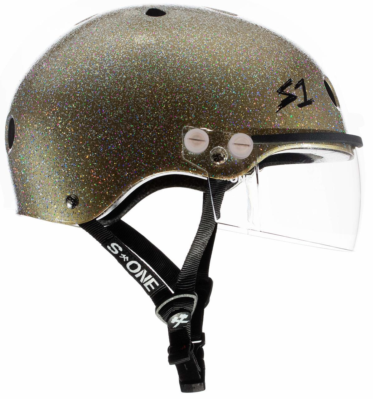 S1 Lifer Visor Gen 2 Helmet - Gold Gloss Glitter - Image 2