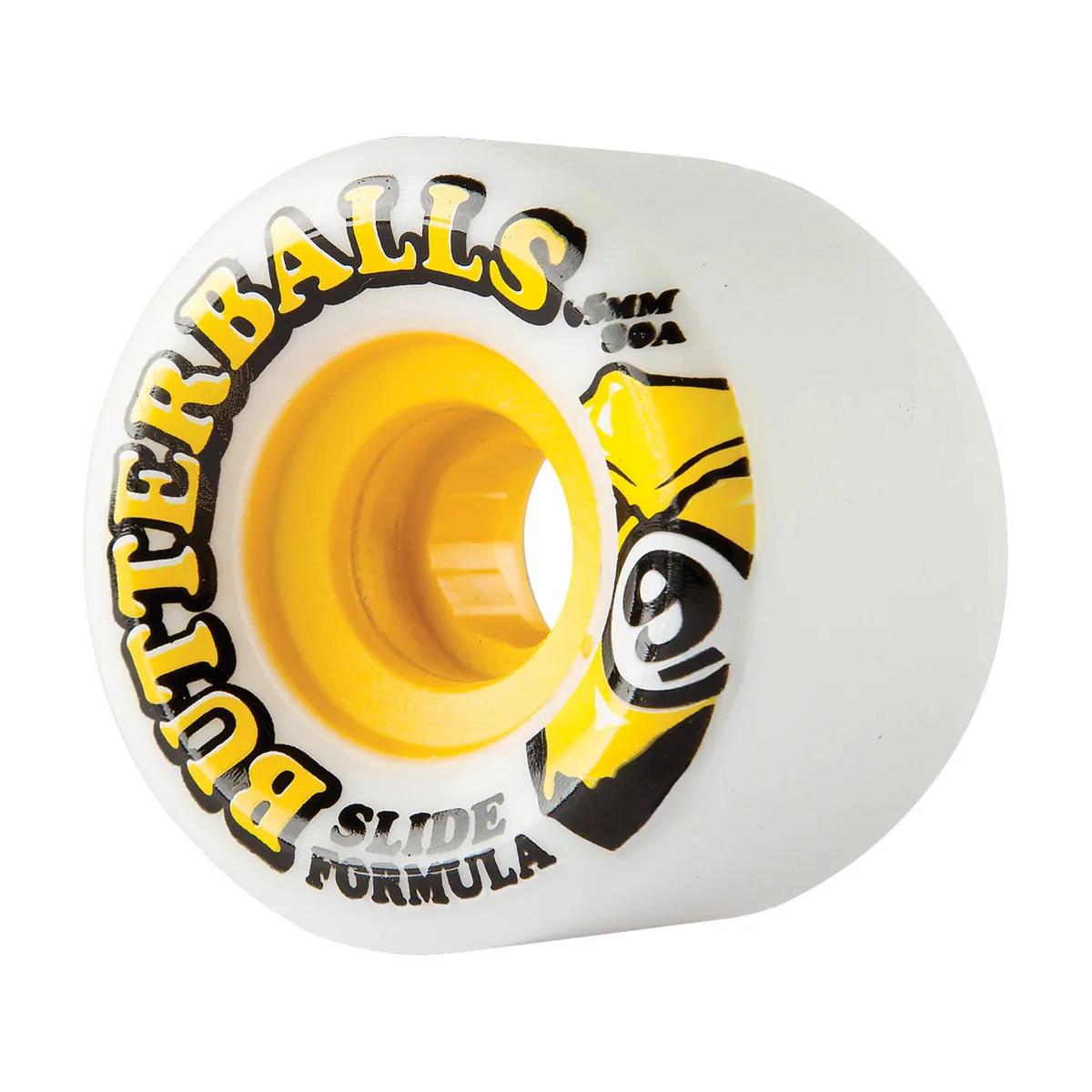 Sector 9 Wheels Slide Butterballs 65mm 80a - White/Yellow (Set) - Image 3