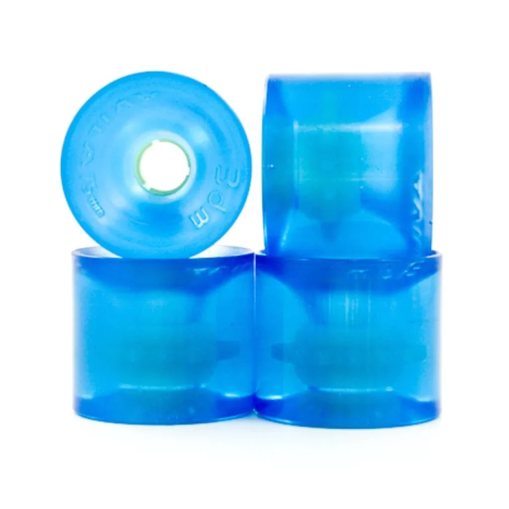 Seismic 3DM Avila Wheels 75x65mm 75a - Crystal Clear Blue (Set of 4) - Image 2