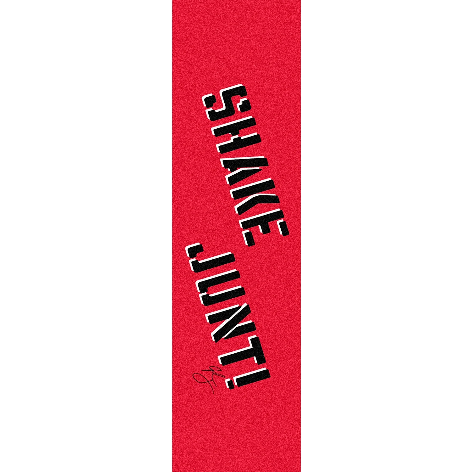 Shake Junt Jackson Single Sheet Griptape 9"x33" - Red/Black/White