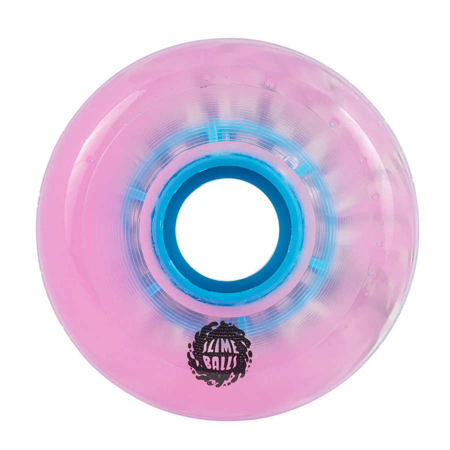 Slime Balls Swirly Wheels 65mm 78a - Trans Pink Swirl (Set of 4) - Image 2