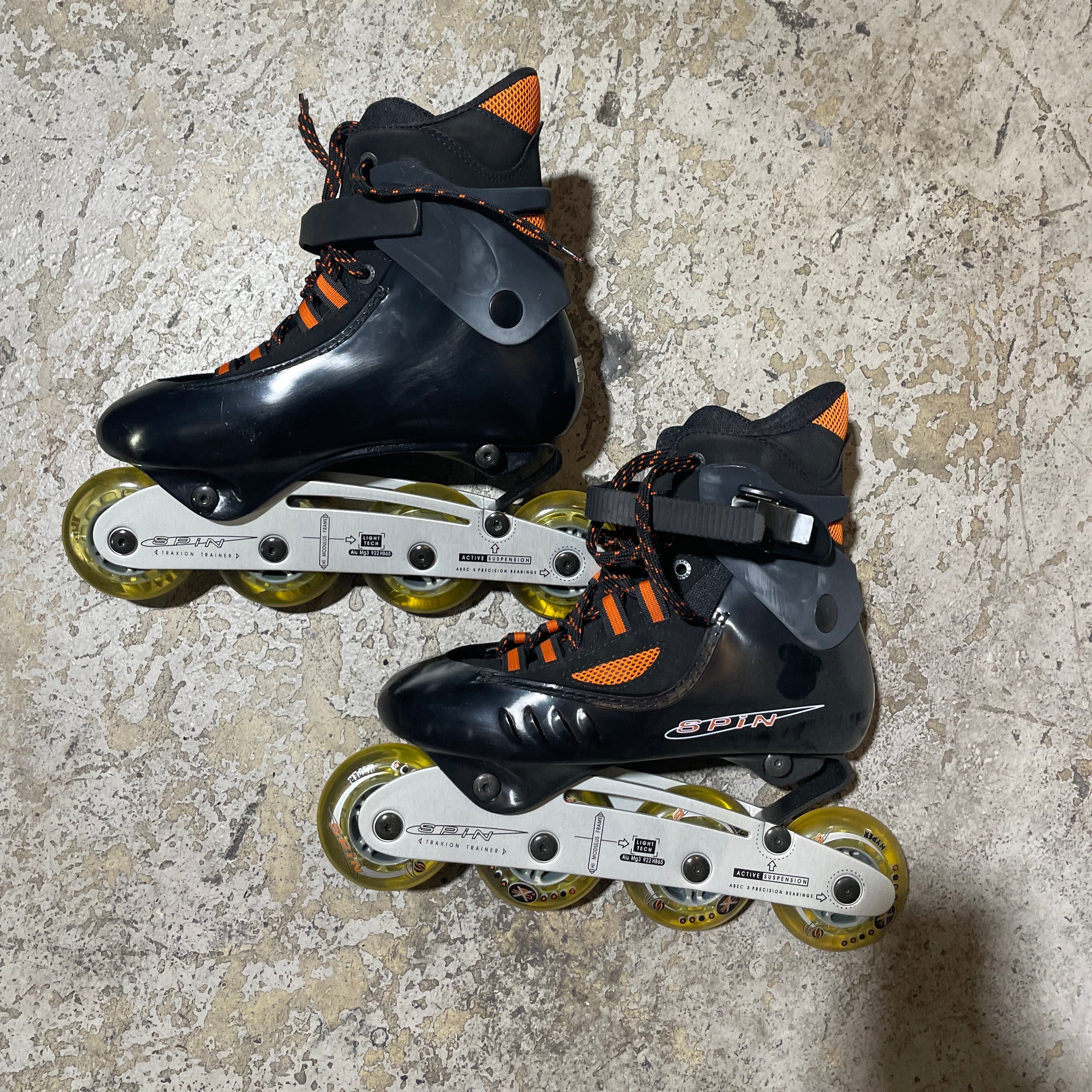 Spin Trainer Inline Skate - Black [Size 7] - Image 2