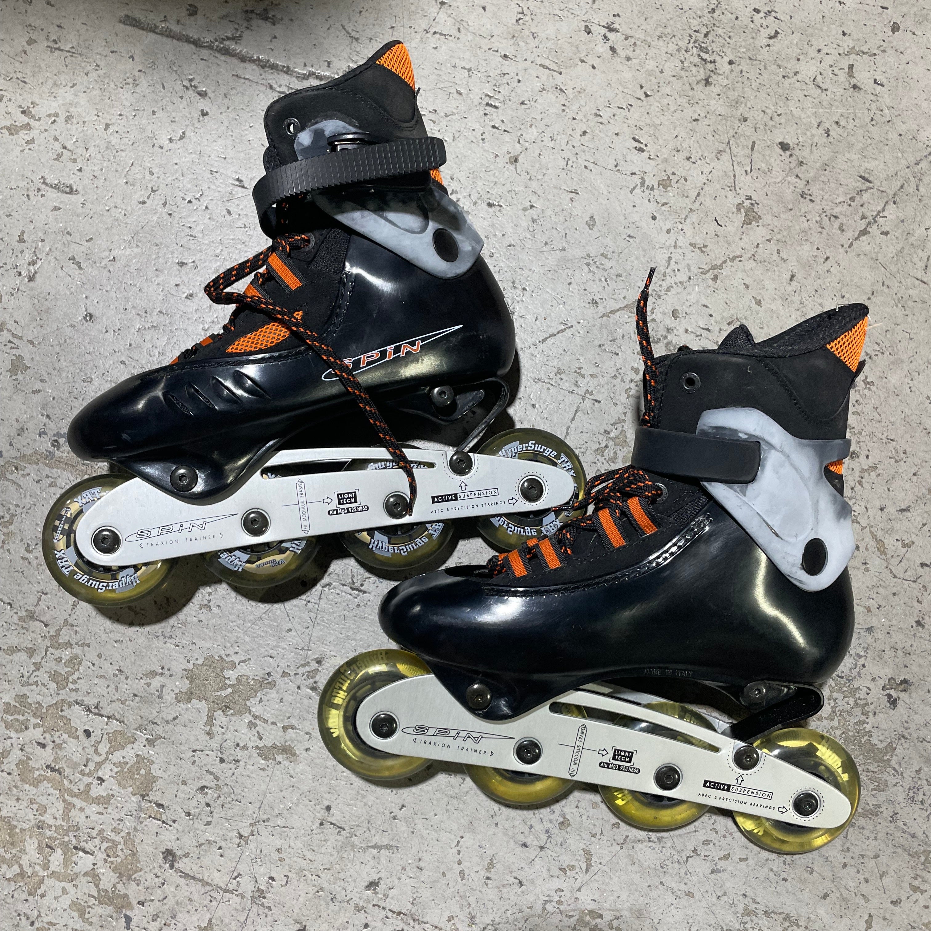 Spin Traxion Trainer Inline Skate - Black [Size 7] - Image 2