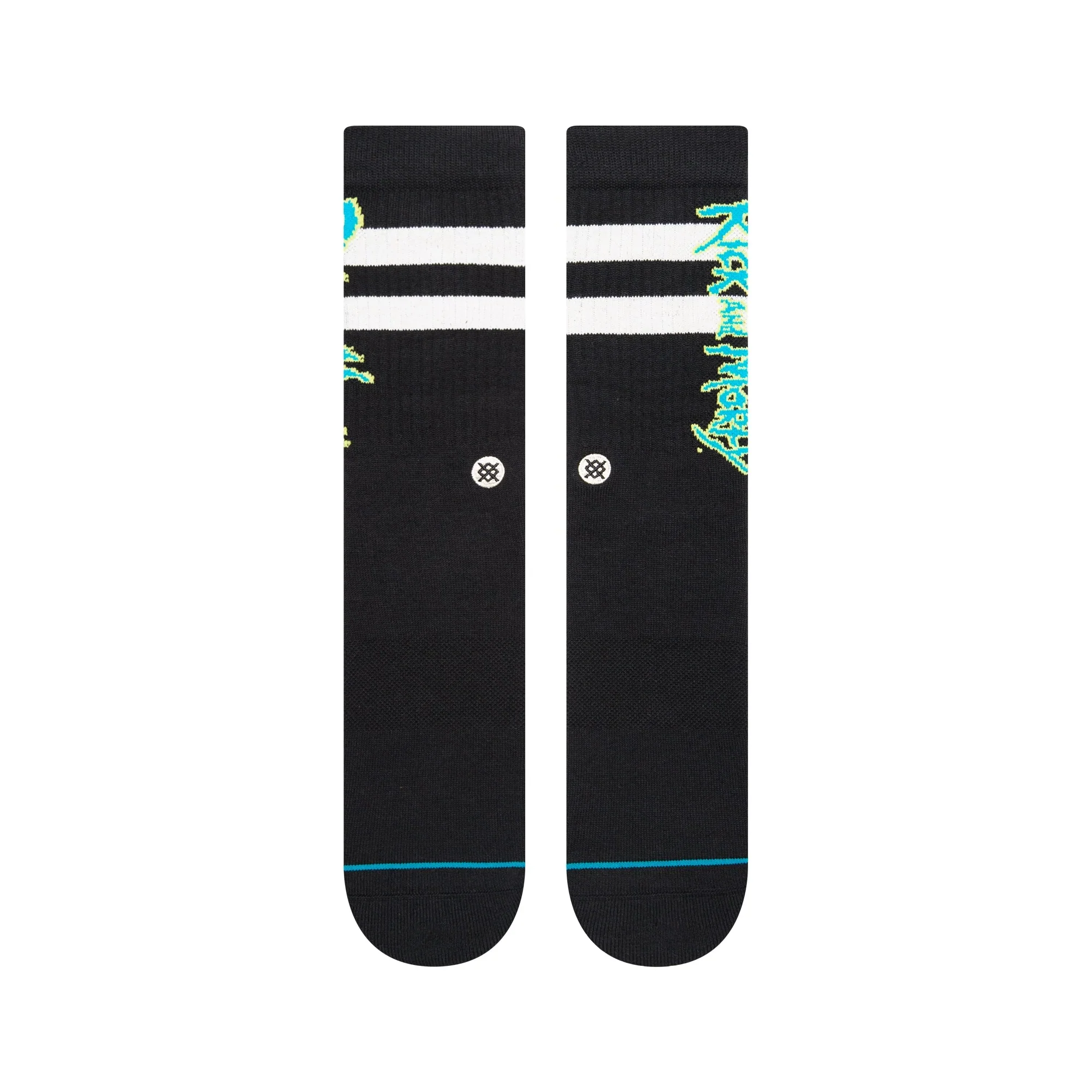 Stance Rick And Morty Crew Socks - Black - Image 2