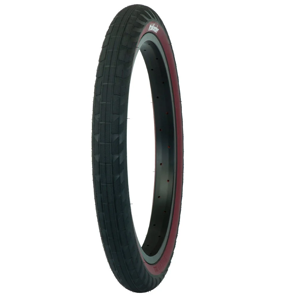Tall Order BMX Wallride Tire 2.30" - Black/Dark Red