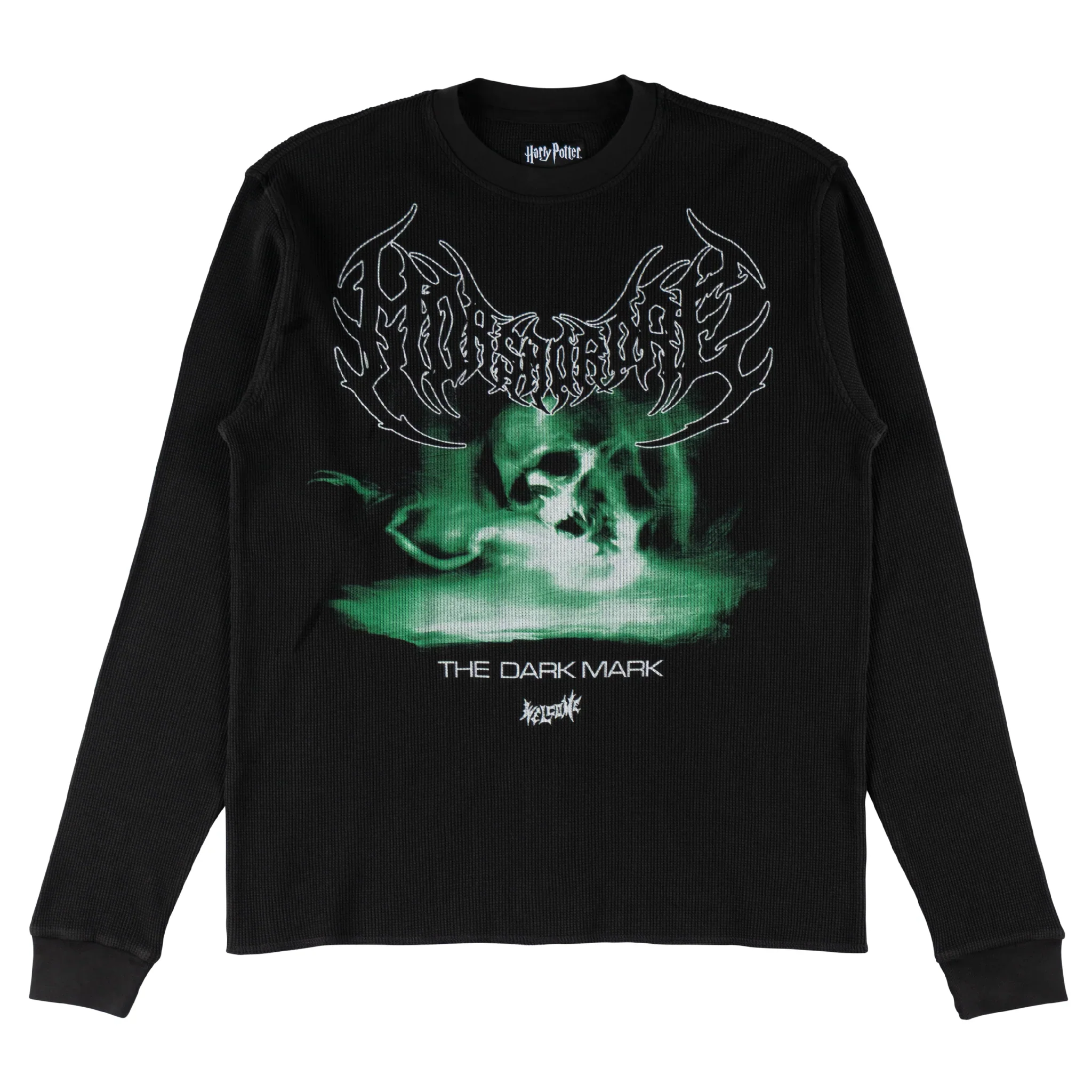 Welcome x Harry Potter Dark Mark Thermal Tee - Black