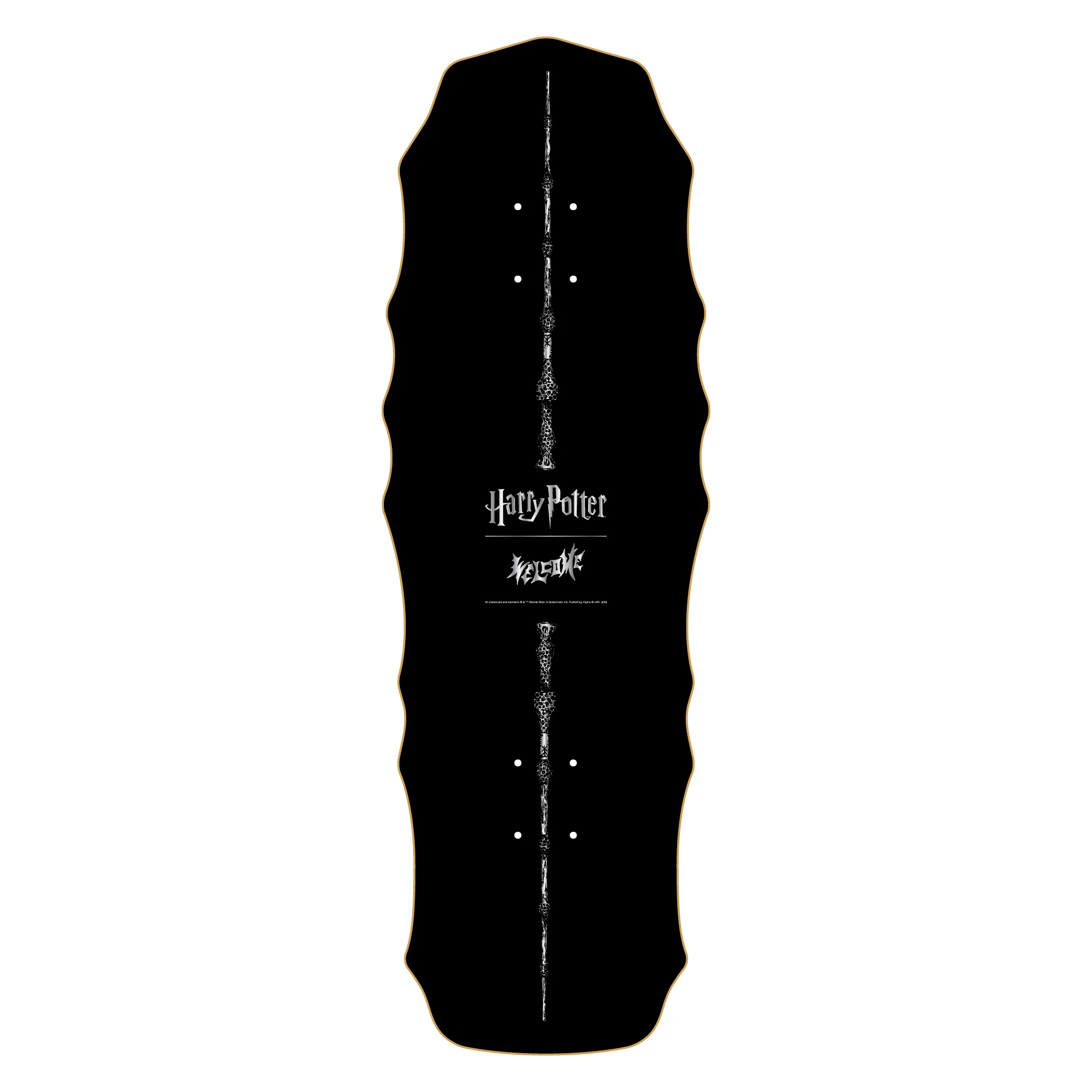 Welcome x Harry Potter Thestral on Widow Deck - 10″ Black/Gold Foil - Image 2