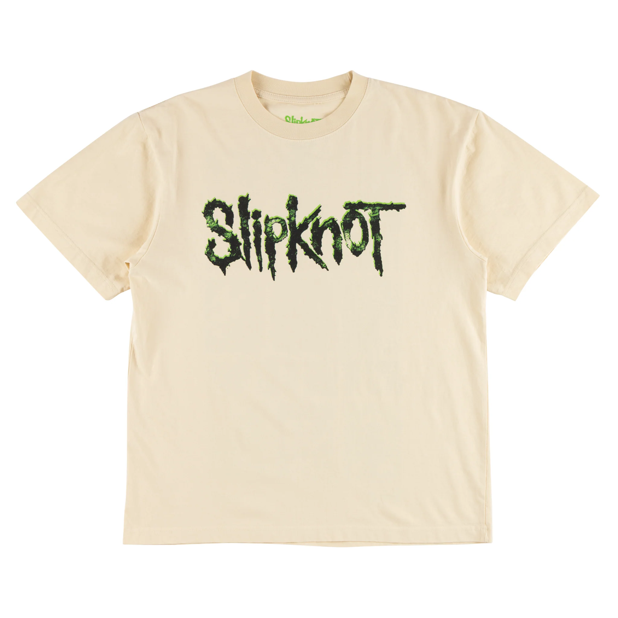 Welcome x Slipknot Tomorrow Boxy Garment-Dyed Tee - Bone