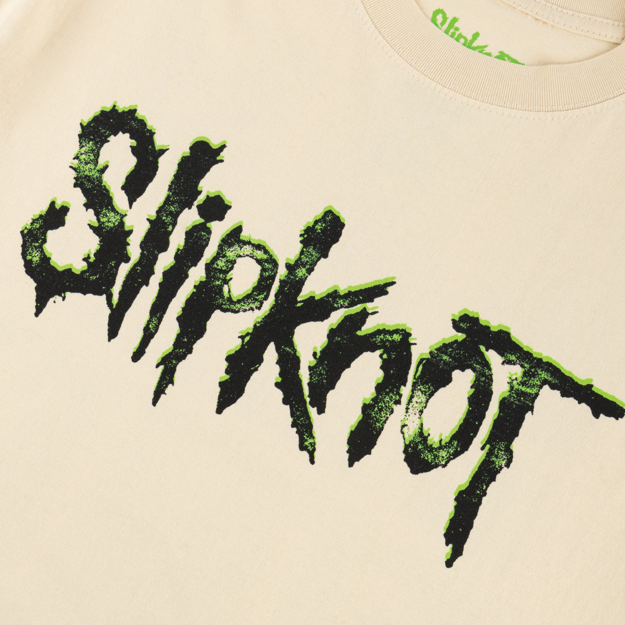Welcome x Slipknot Tomorrow Boxy Garment-Dyed Tee - Bone - Image 4