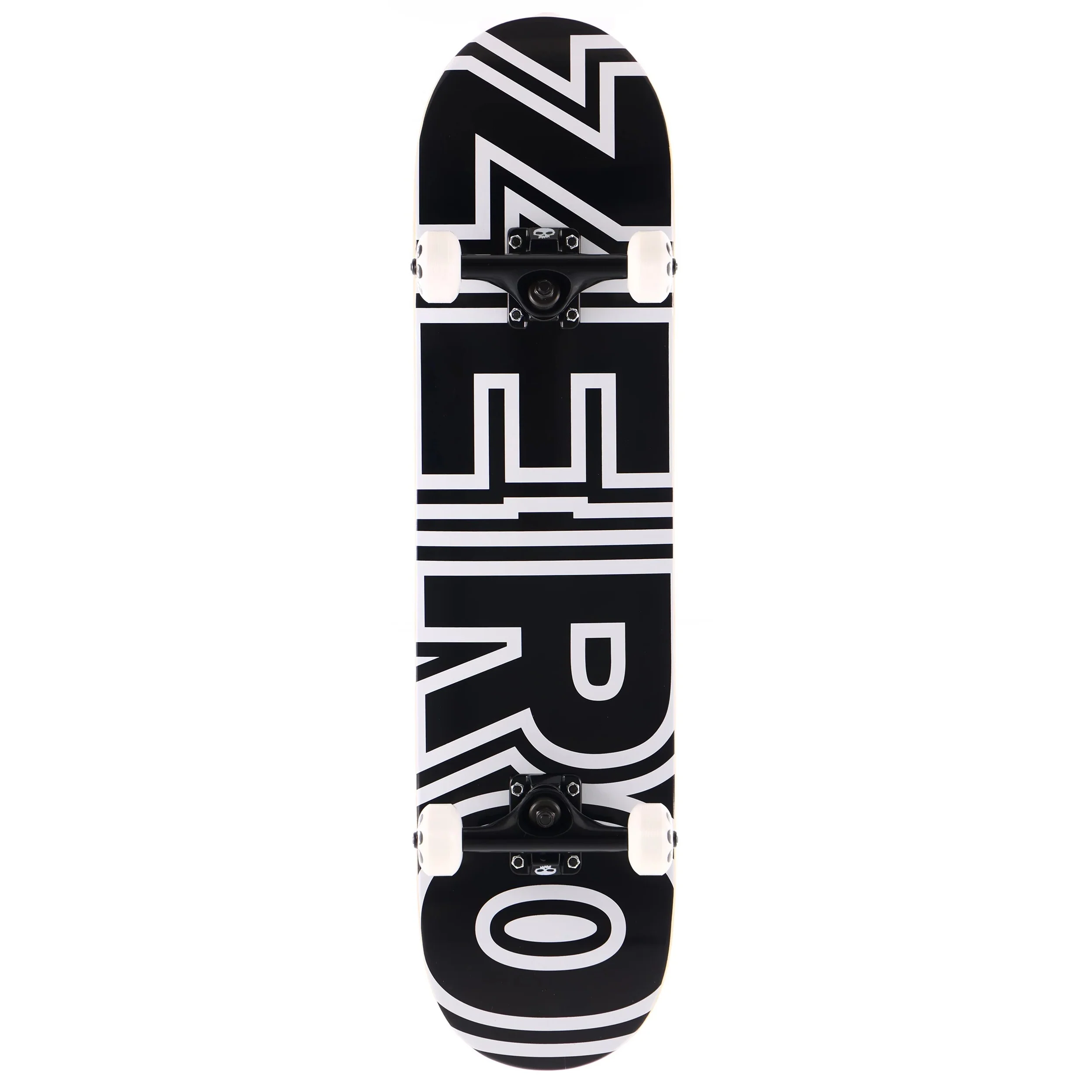 Zero Bold Skateboard Complete - 7.75" Black/White